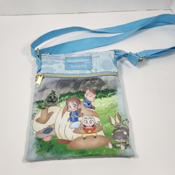 Loungefly Handbags - Loungefly Avatar: The Last Airbender Chibi Group Passport Crossbody Bag